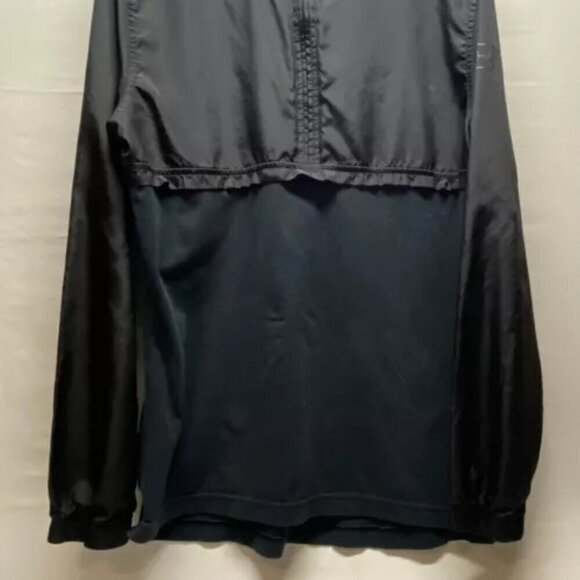Under Armour UA Sportstyle Anorak Jacket Men's Medium Black Hooded 1/4 Zip - Picture 3 of 12